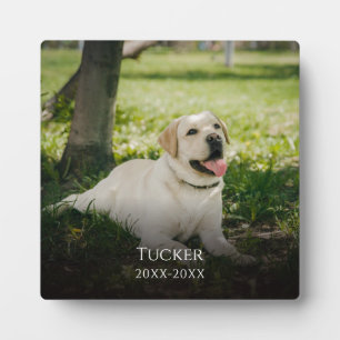 Classic Photo Custom Memorial Plaque