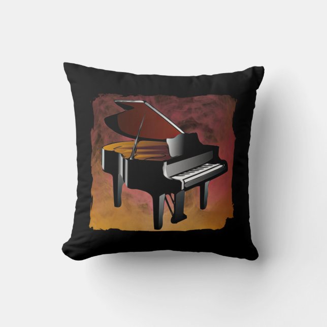 Classic Piano Design Gifts Cushion (Front)