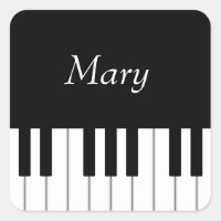 Classic Piano Keyboard Personalised Musician's