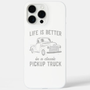 Classic Pickup Truck Guy Vintage iPhone 16 Pro Max Case