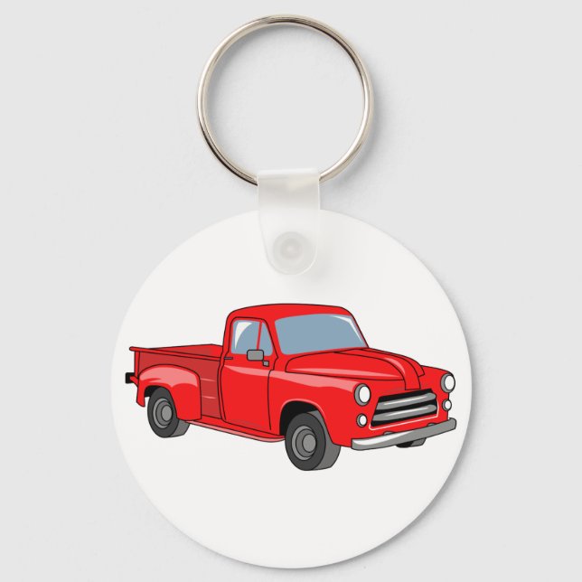 Classic Pickup Truck Key Ring (Front)