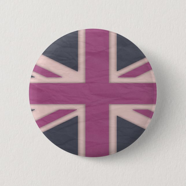 Classic Pink British Button (Front)