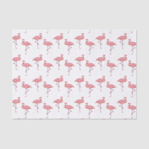 Classic Pink Flamingo Pattern Tissue Paper