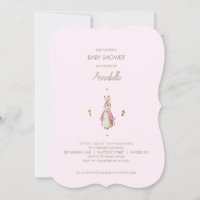 Classic Pink Peter the Rabbit Beatrix Baby Shower