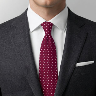 Classic Pink Polka Dot Tie