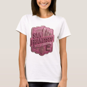 Classic Pink SAN FRANCISCO CITY OF VIBES T-Shirt