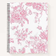 Classic Pink spiral notebook