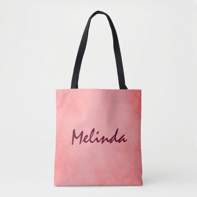 Classic Pink Tote Bag (Front)