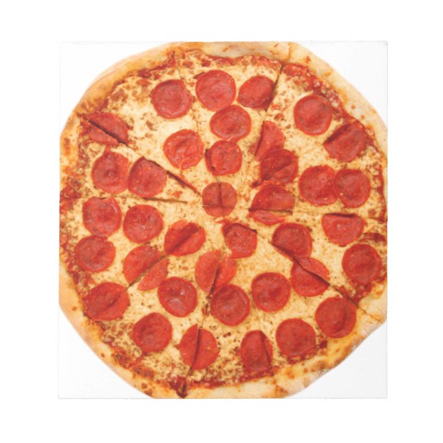 classic pizza lover notepad (Front)