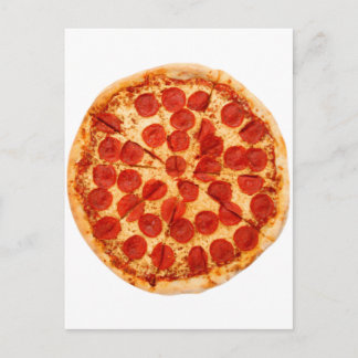 classic pizza lover postcard