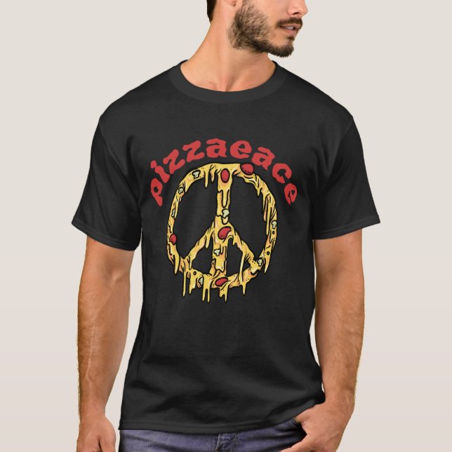 Classic Pizza Peace T-Shirt (Front)