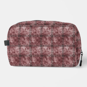 Classic Plaid Cosmetic Dopp Kit