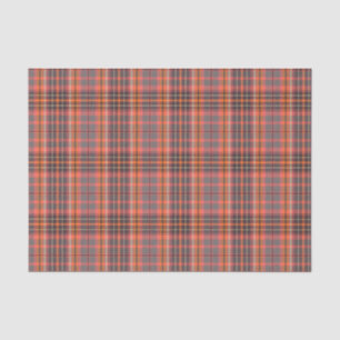 Classic plaid design tissue paper