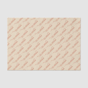 Classic plaid design tissue paper