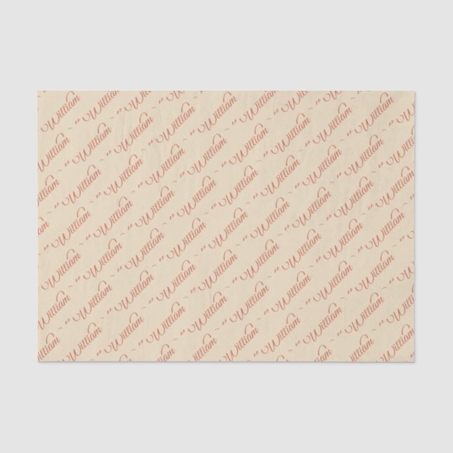 Classic plaid design tissue paper (Front)