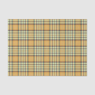 Classic plaid design tissue paper