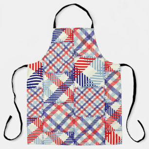 Classic Plaid Patchwork: Squares Pattern Apron