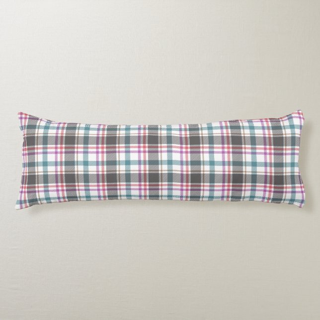 Classic Plaid Pattern Body Cushion (Front)