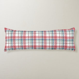 Classic Plaid Pattern Body Cushion
