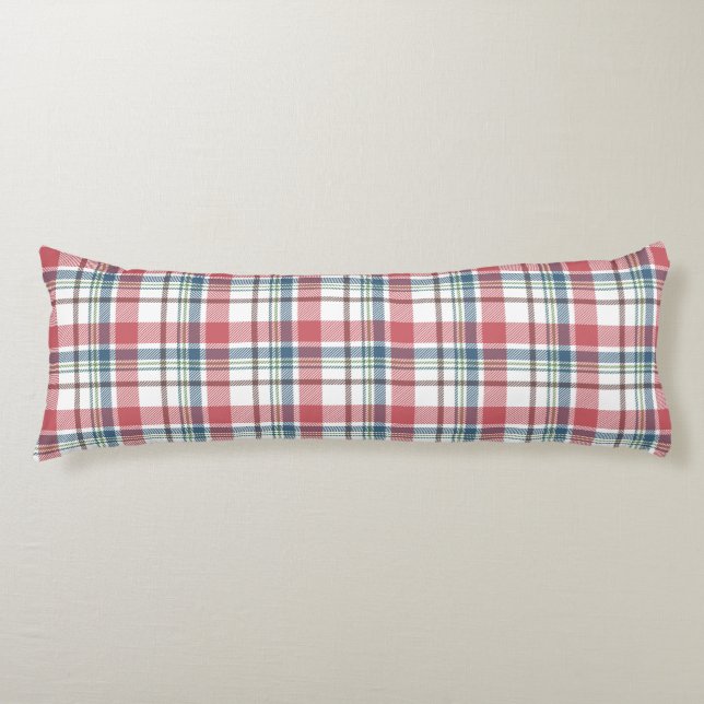 Classic Plaid Pattern Body Cushion (Front)