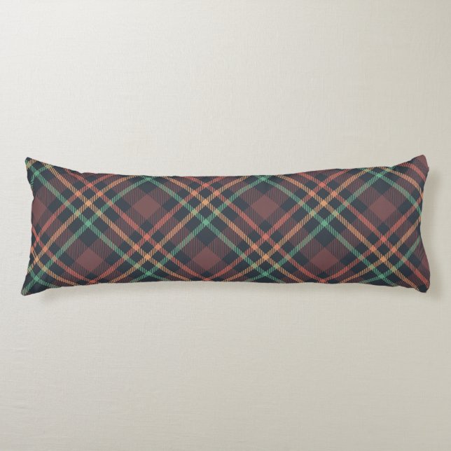 Classic Plaid Pattern Body Cushion (Front)
