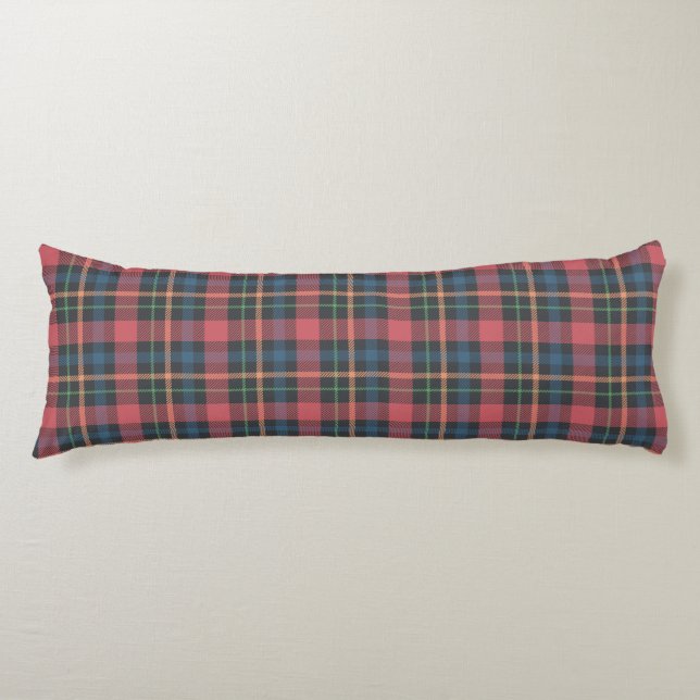 Classic Plaid Pattern Body Cushion (Front)