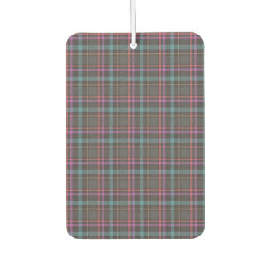 Classic Plaid Pattern Car Air Freshener
