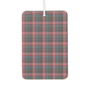 Classic Plaid Pattern Car Air Freshener