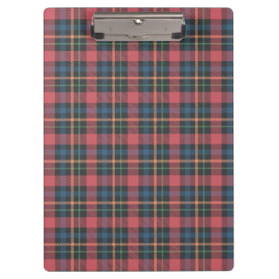 Classic Plaid Pattern Clipboard