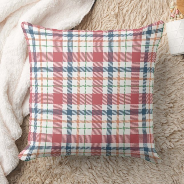 Classic Plaid Pattern Cushion (Blanket)