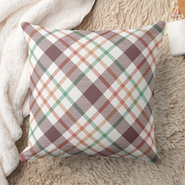Classic Plaid Pattern Cushion (Blanket)