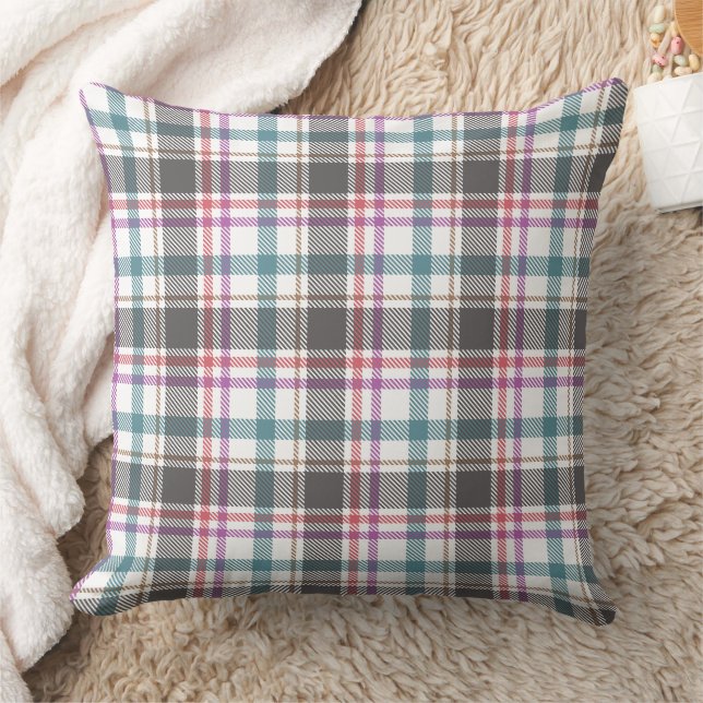 Classic Plaid Pattern Cushion (Blanket)