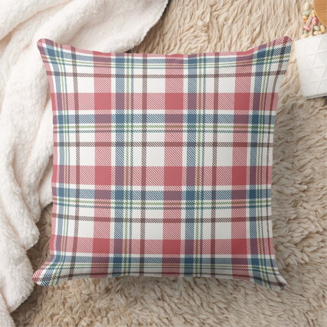 Classic Plaid Pattern Cushion (Blanket)