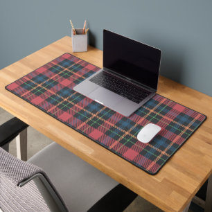 Classic Plaid Pattern Desk Mat