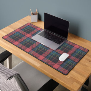 Classic Plaid Pattern Desk Mat