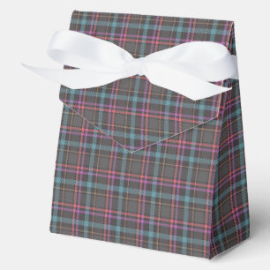 Classic Plaid Pattern Favour Box