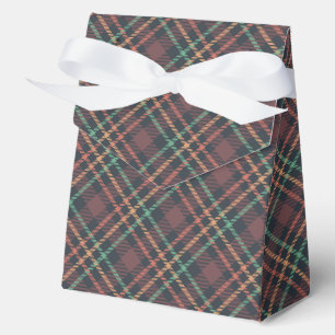 Classic Plaid Pattern Favour Box