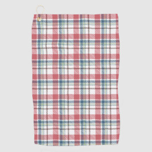 Classic Plaid Pattern Golf Towel