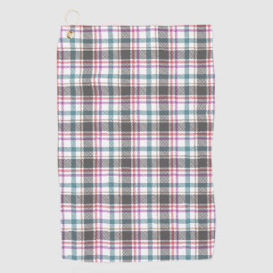 Classic Plaid Pattern Golf Towel