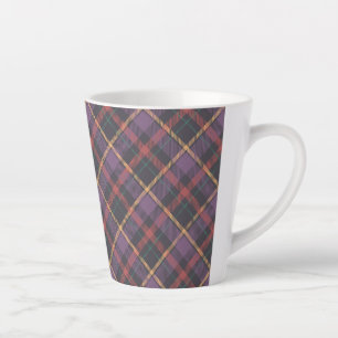 Classic Plaid Pattern Latte Mug