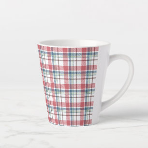 Classic Plaid Pattern Latte Mug
