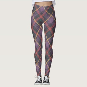 Classic Plaid Pattern Leggings