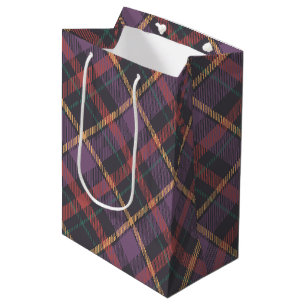 Classic Plaid Pattern Medium Gift Bag