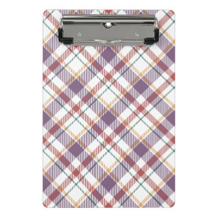 Classic Plaid Pattern Mini Clipboard