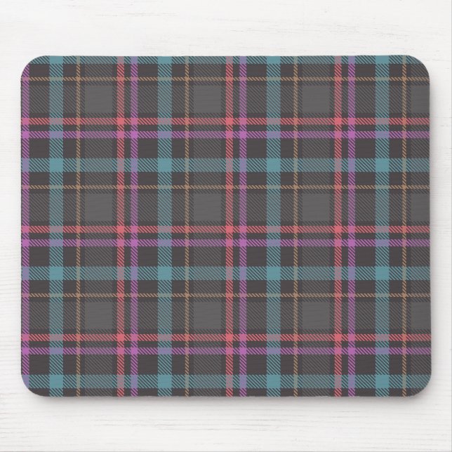 Classic Plaid Pattern Mouse Pad (Front)