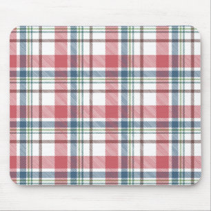 Classic Plaid Pattern Mouse Pad