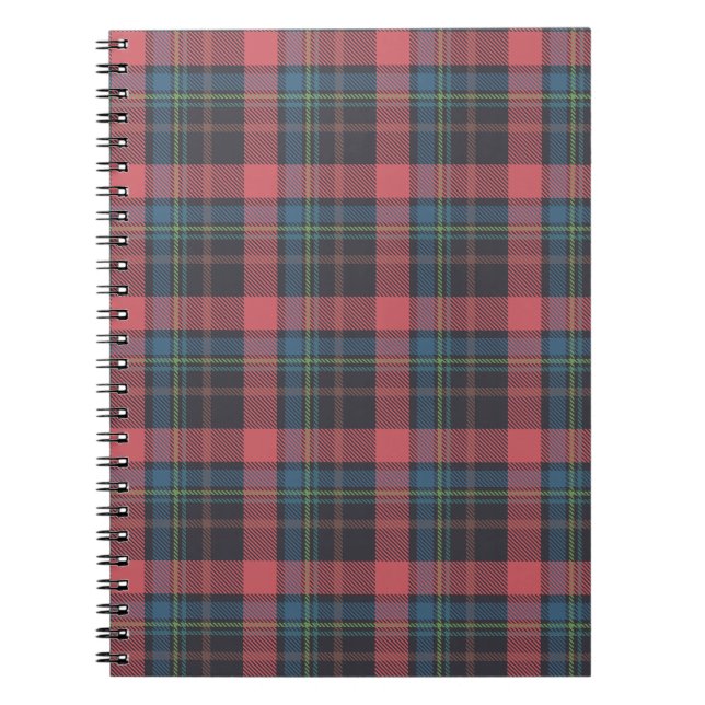 Classic Plaid Pattern Notebook (Front)