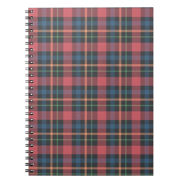 Classic Plaid Pattern Notebook (Front)