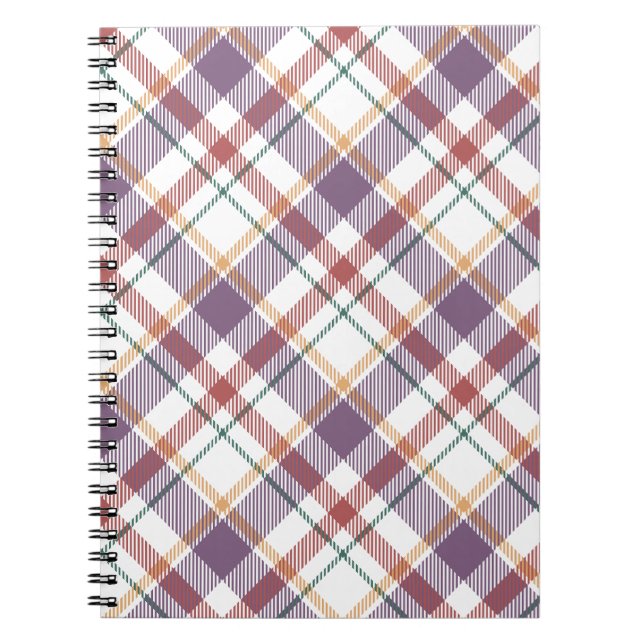 Classic Plaid Pattern Notebook (Front)