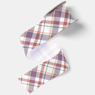 Classic Plaid Pattern Satin Ribbon